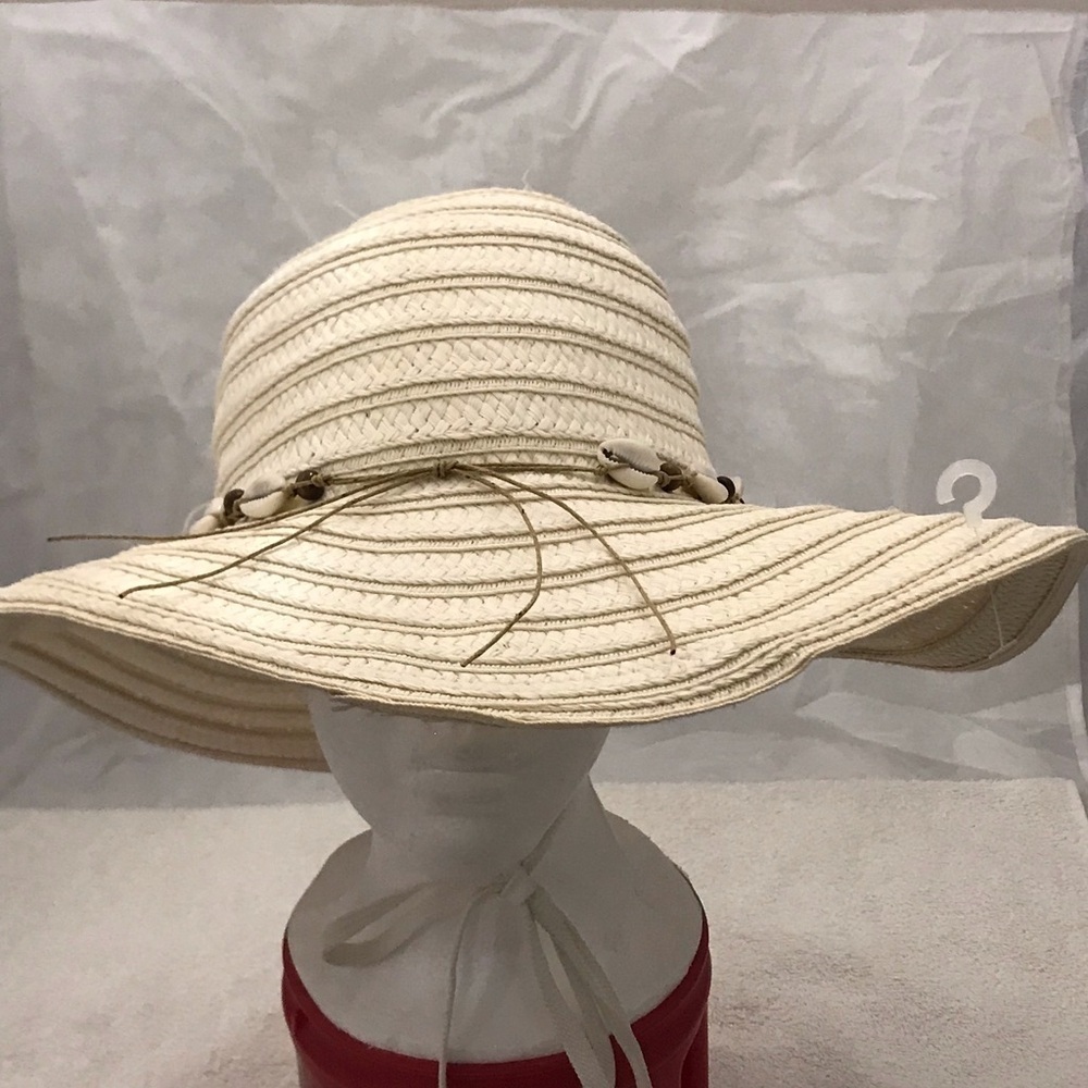 Women's Panama Jack Floppy Beach Sea Shell Hat